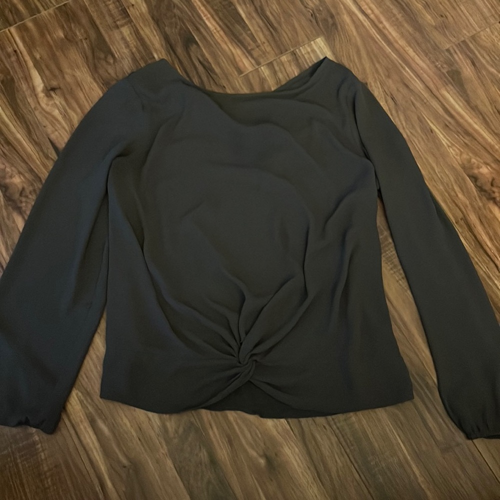 Loft mixed media blouse